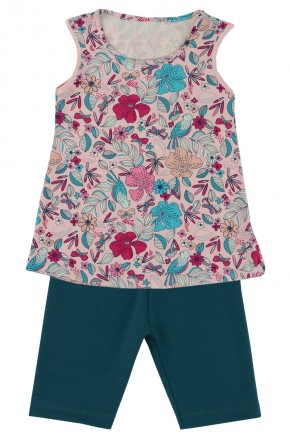 28 benetec camisa calca rosa flores