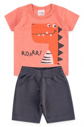 conjunto coral dino piradinhos