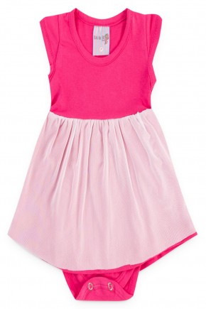 body pink tule piradinhos
